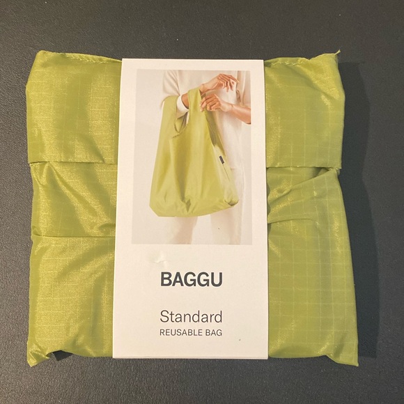 NWT BAGGU PISTACHIO Standard Reusable Bag bvr - Picture 1 of 5